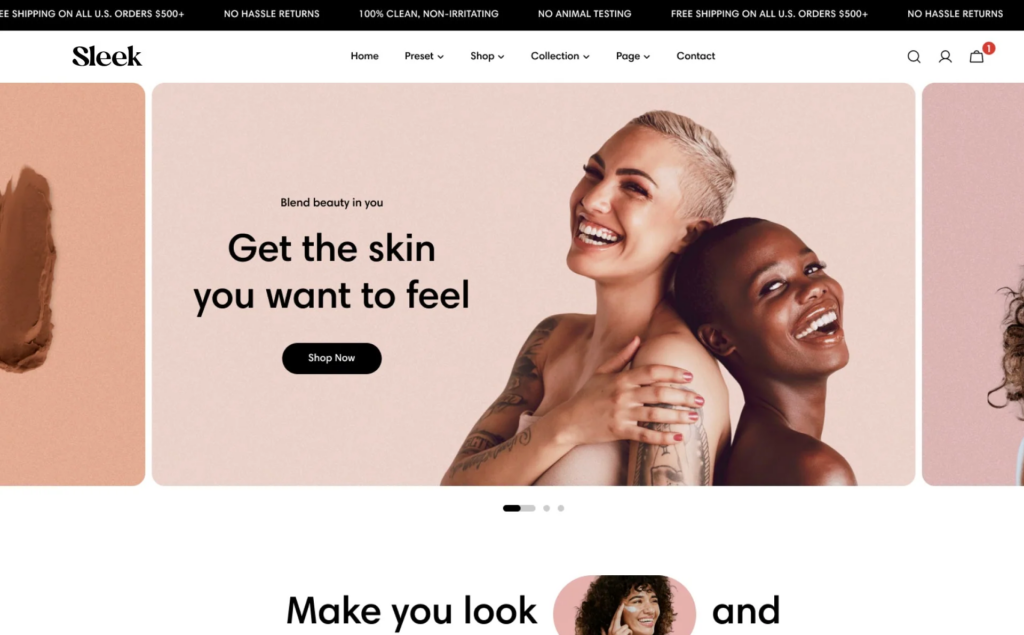 Sleek Shopify Theme