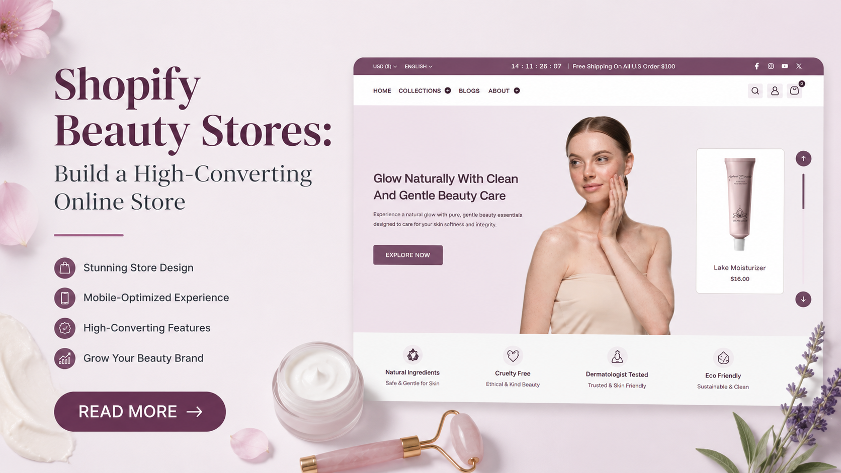 Shopify Beauty Stores: Build a High-Converting Online Store