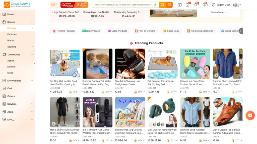 CJdropshipping: Much Faster