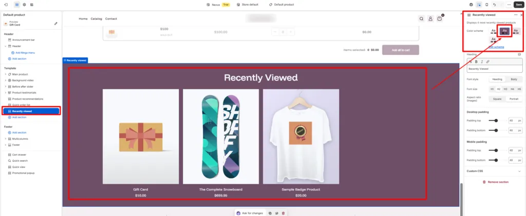 Configure the Color Scheme