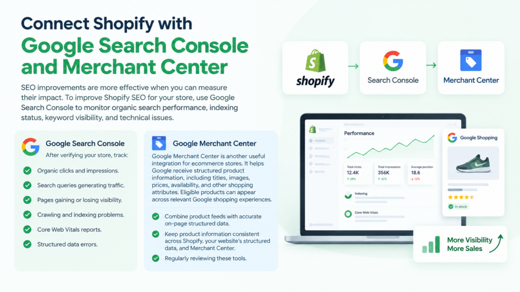 Connect Shopify with Google Search Console and Merchant Center