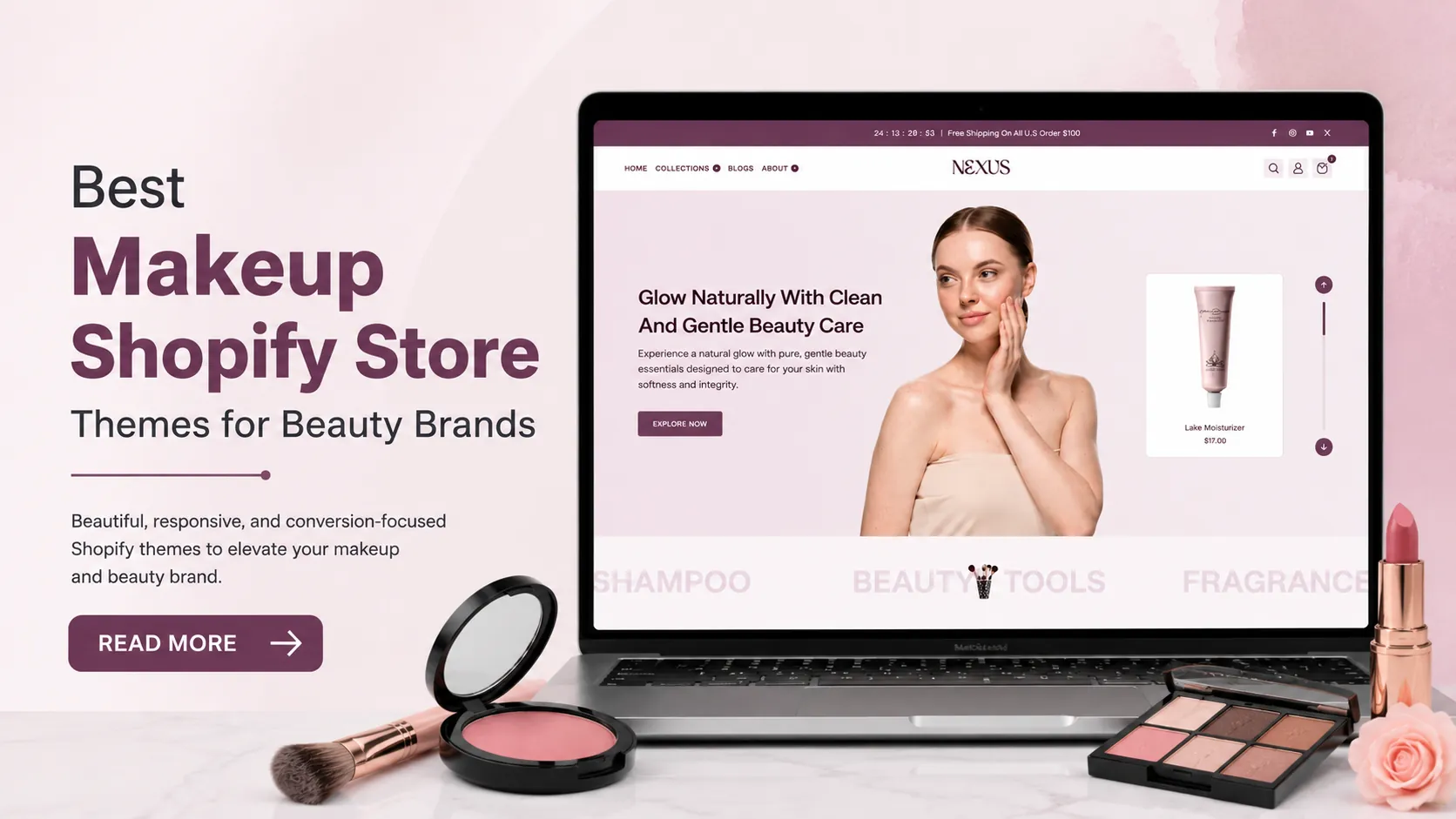 Best Makeup Shopify Store Themes for Beauty Brands