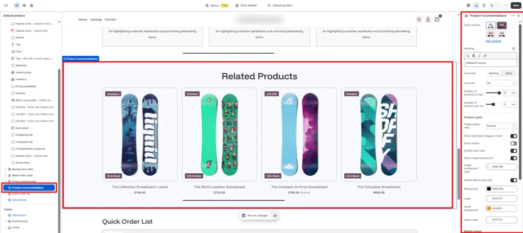 Configure the Color Scheme