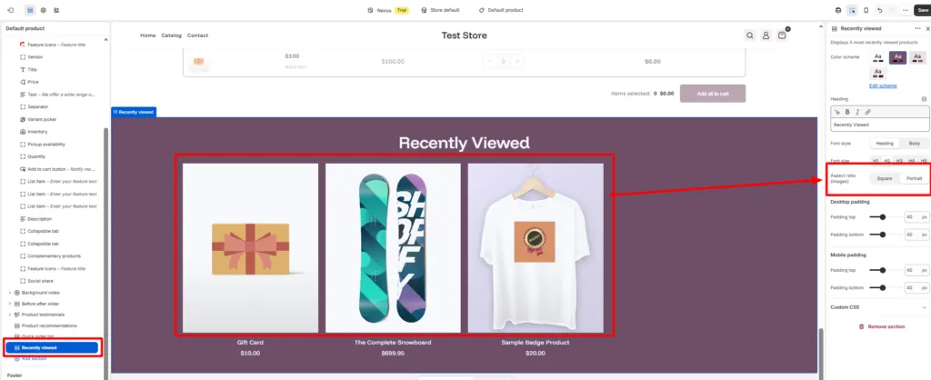 Product Image Aspect Ratio