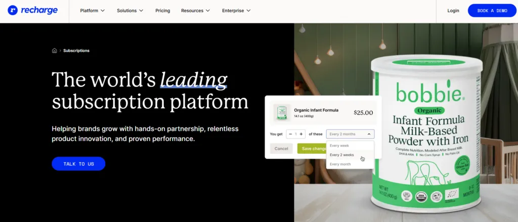 Recharge - Subscription Marketing