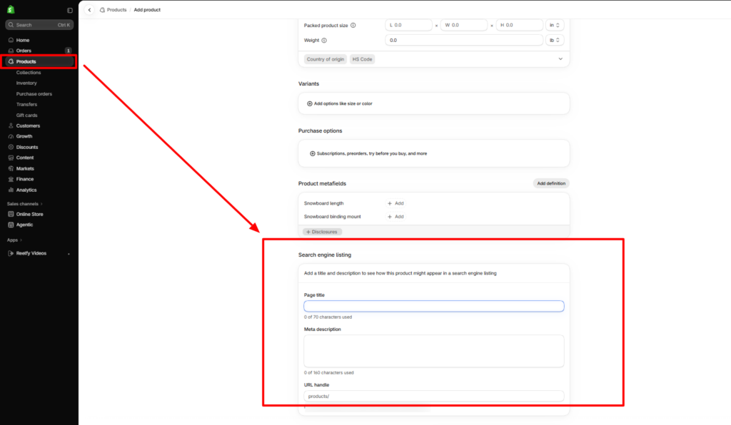 Optimize the Page Title and Meta Description