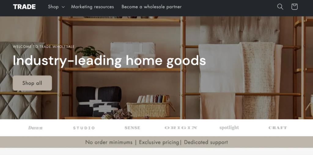 Trade: Best for Practical, Catalog-Driven Stores