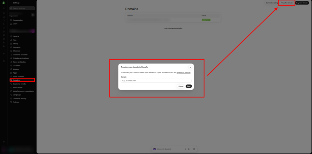 How to Set Your Connected Domain as the Primary Domain